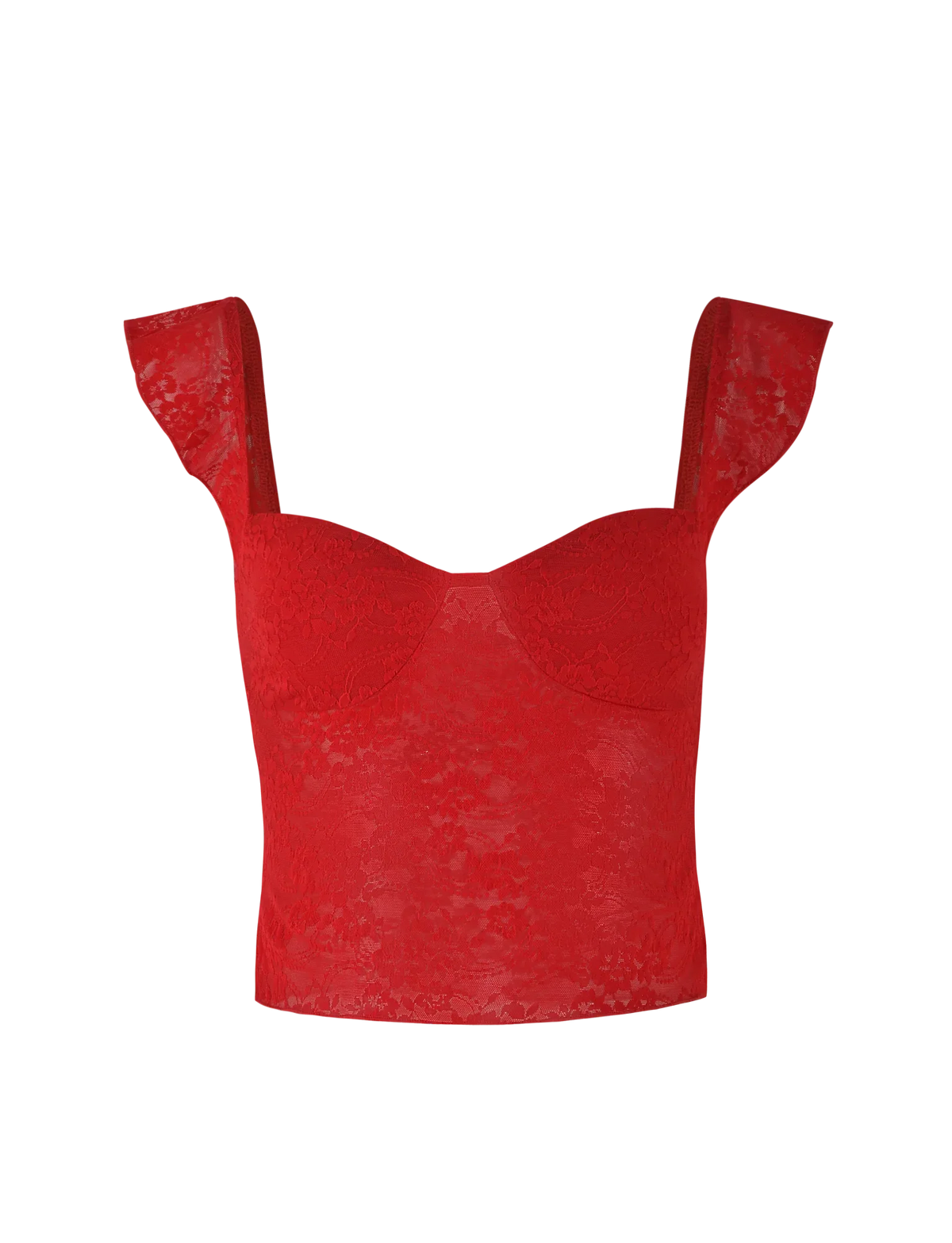 LORNA TOP RED